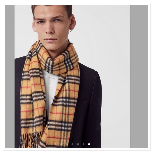 Burberry Other - Burberry the Classic Vintage Check Cashmere Scarf